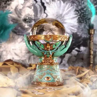 The Teller Palmistry Crystal Ball Holder - Figurine